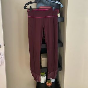 Lululemon Maroon Leggings